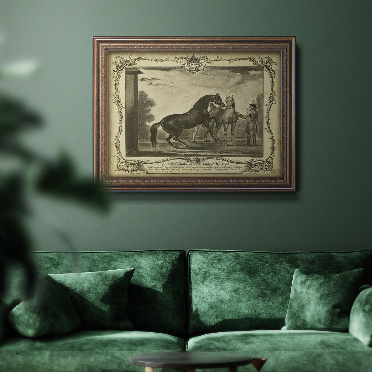 Distinguished Horses III Premium Framed Canvas- Ready to Hang