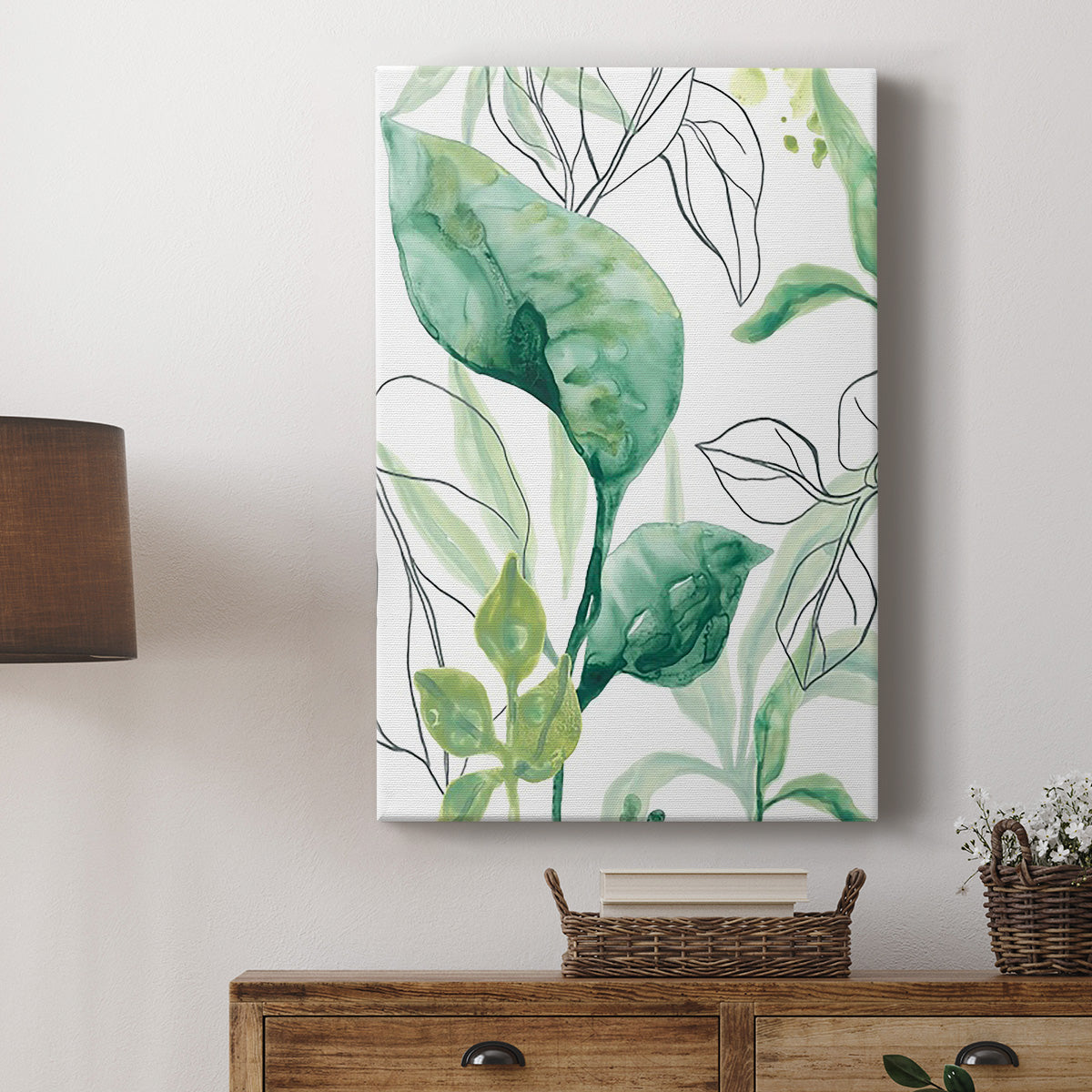 Tropical Palm Chorus I - Canvas Art Print