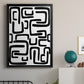 Shuffle II - Modern Framed Canvas Print