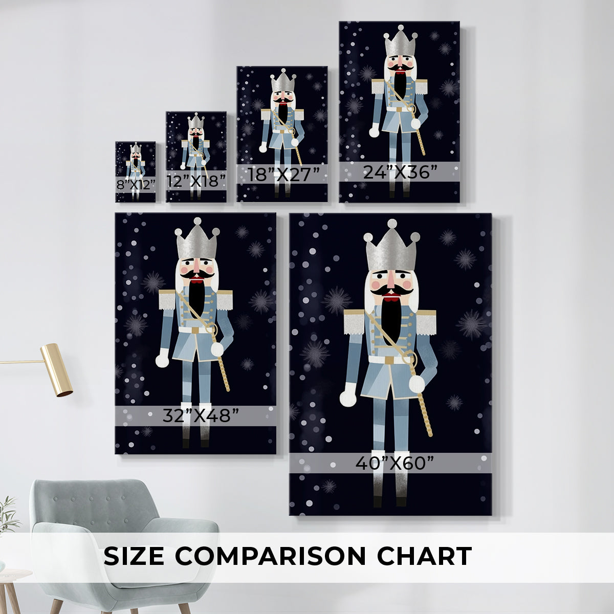 Dawn of Chalk Village - Canvas Art Print