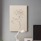 Floral Contour Study I Premium Gallery Wrapped Canvas - Ready to Hang