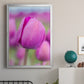 Magenta Stem - Modern Framed Canvas Print