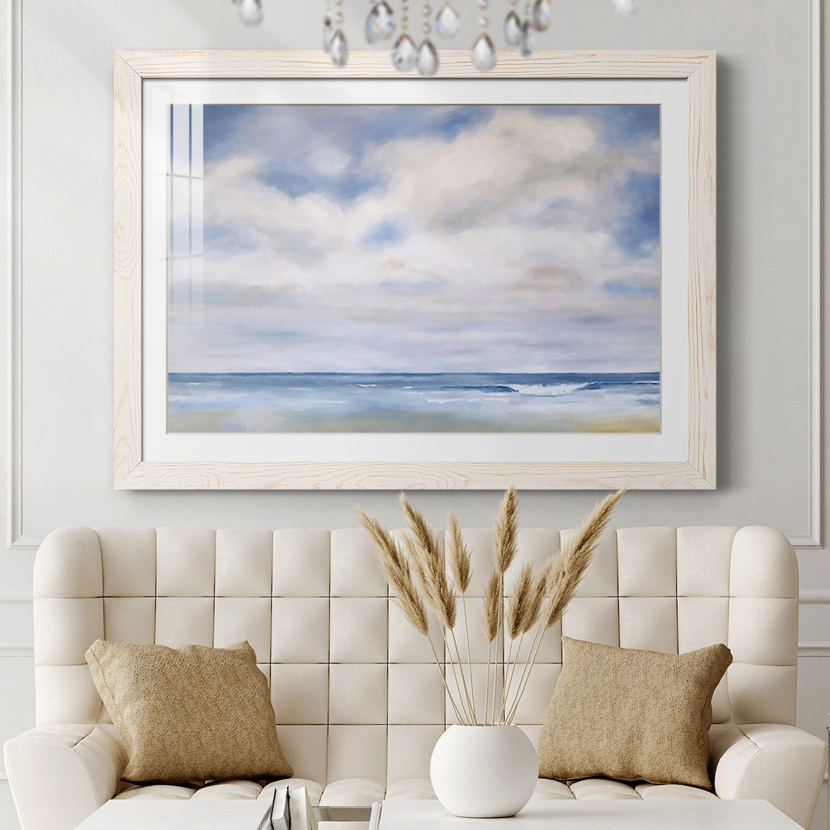 The Wave - Barnwood Framed Art Print