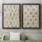 Vintage Blockprint I - Premium Framed Canvas 2 Piece Set - Ready to Hang