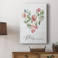 Paradise Floral Heart - Canvas Art Print