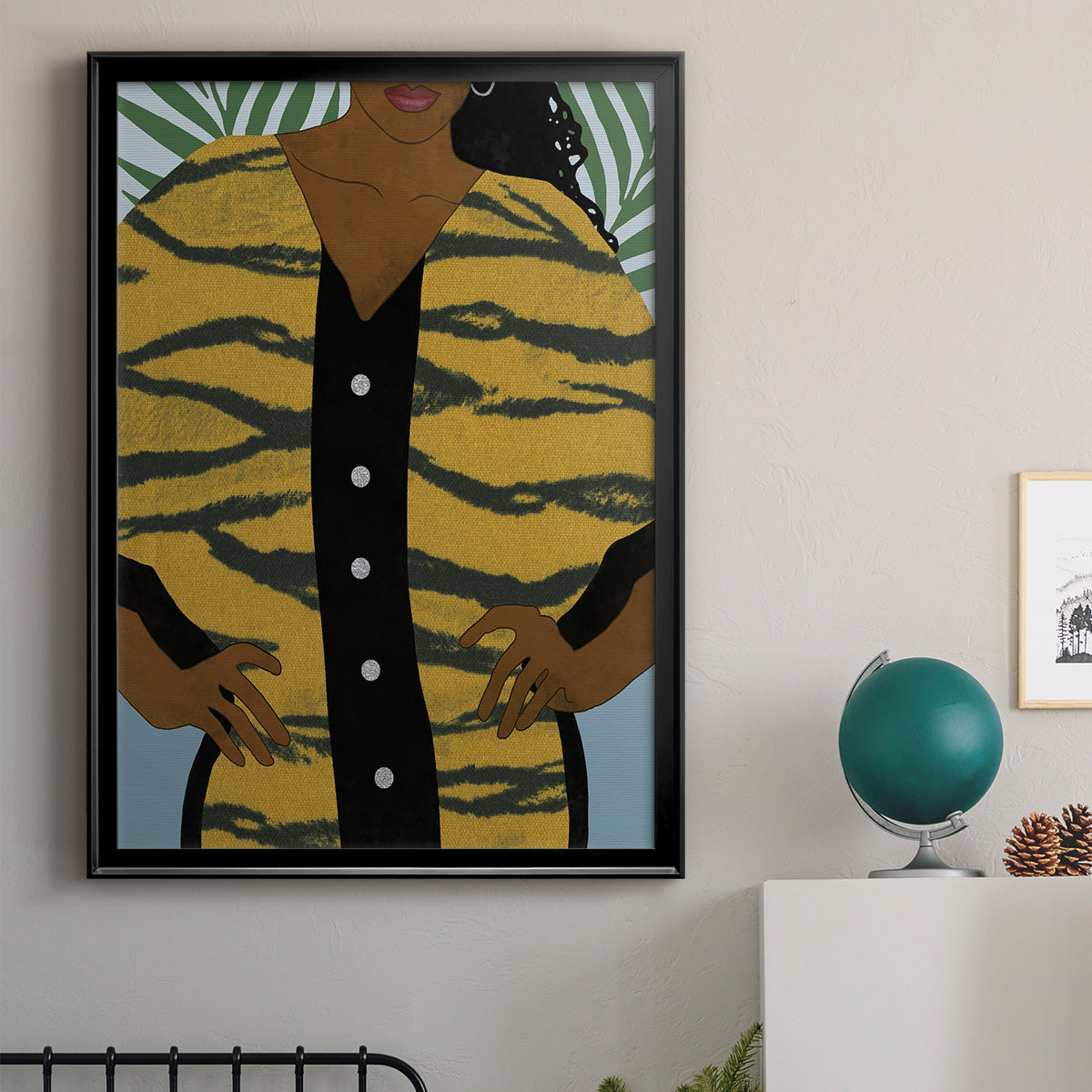 Her Style II - Modern Framed Canvas Print