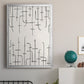 Vertical Arrangement I - Modern Framed Canvas Print