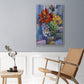 Modern Bouquet - Floater Framed Canvas Print