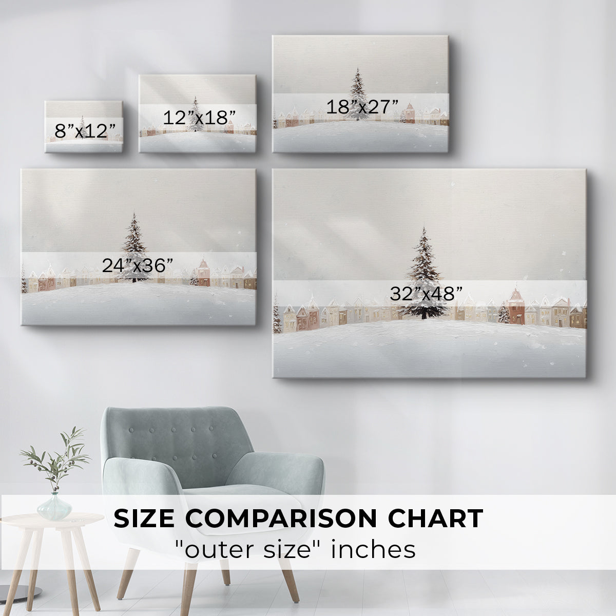 Pearled Skies Hush - Canvas Art Print