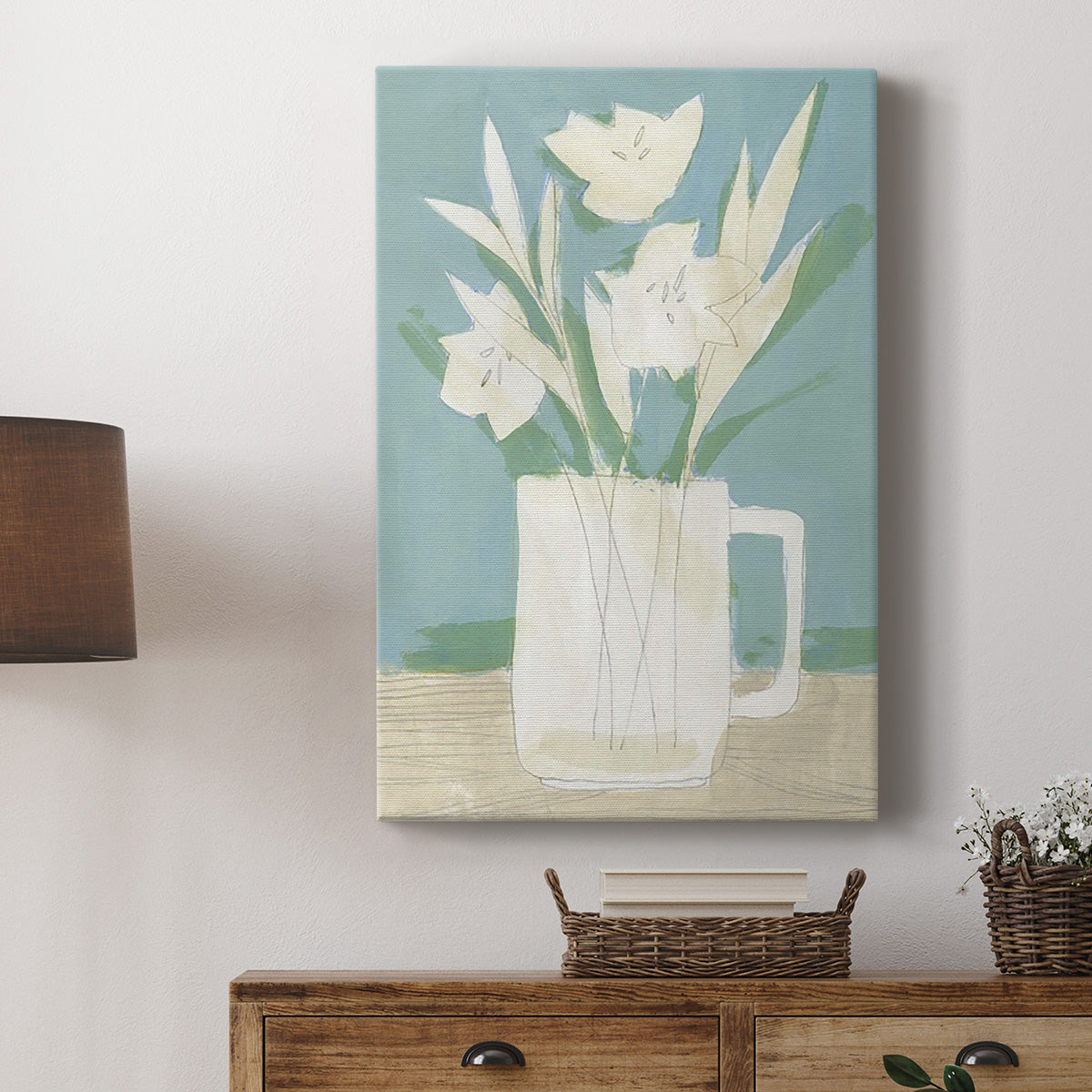 Muted Spring Arrangement III - Canvas Art Print