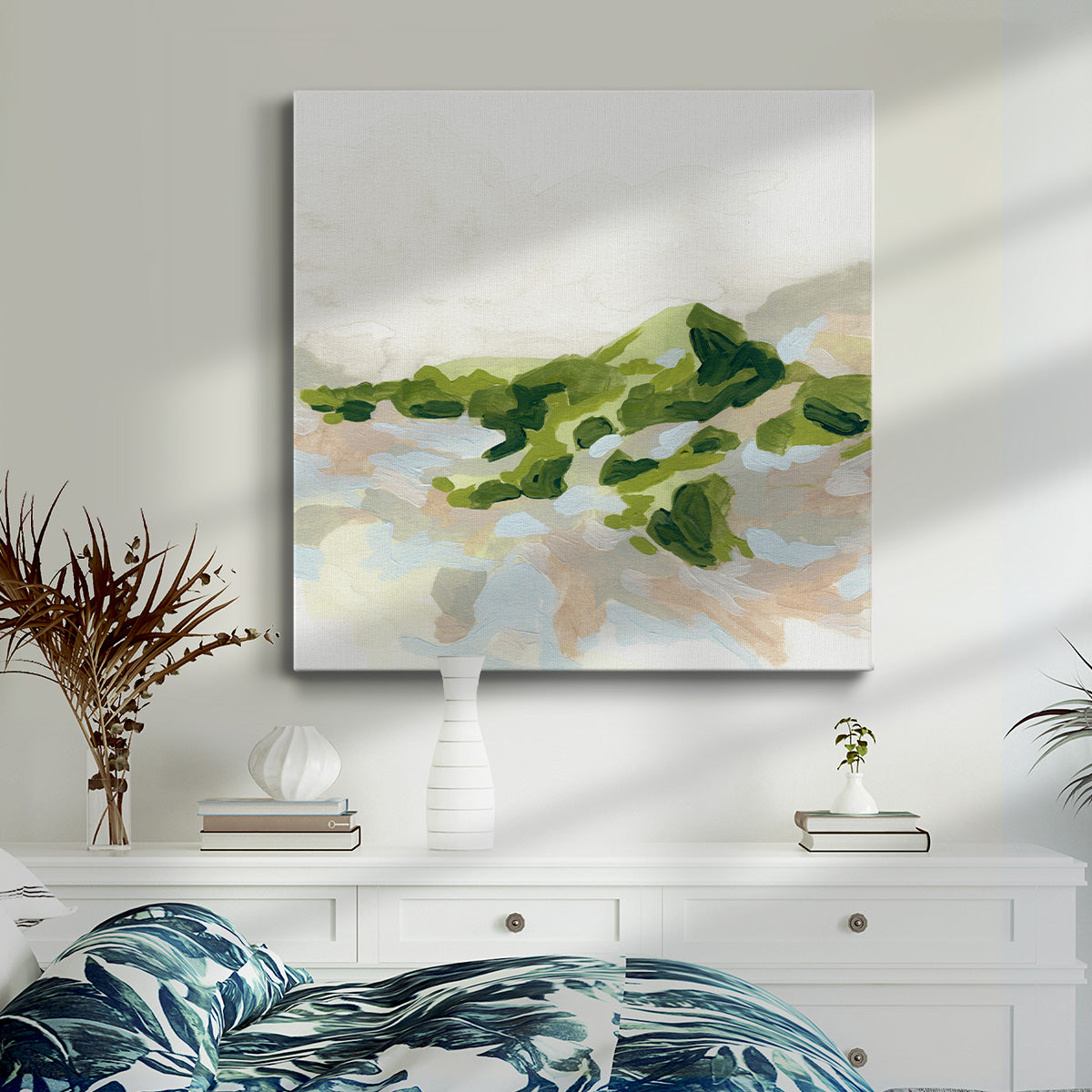 Emerald Hills II - Canvas Art Print