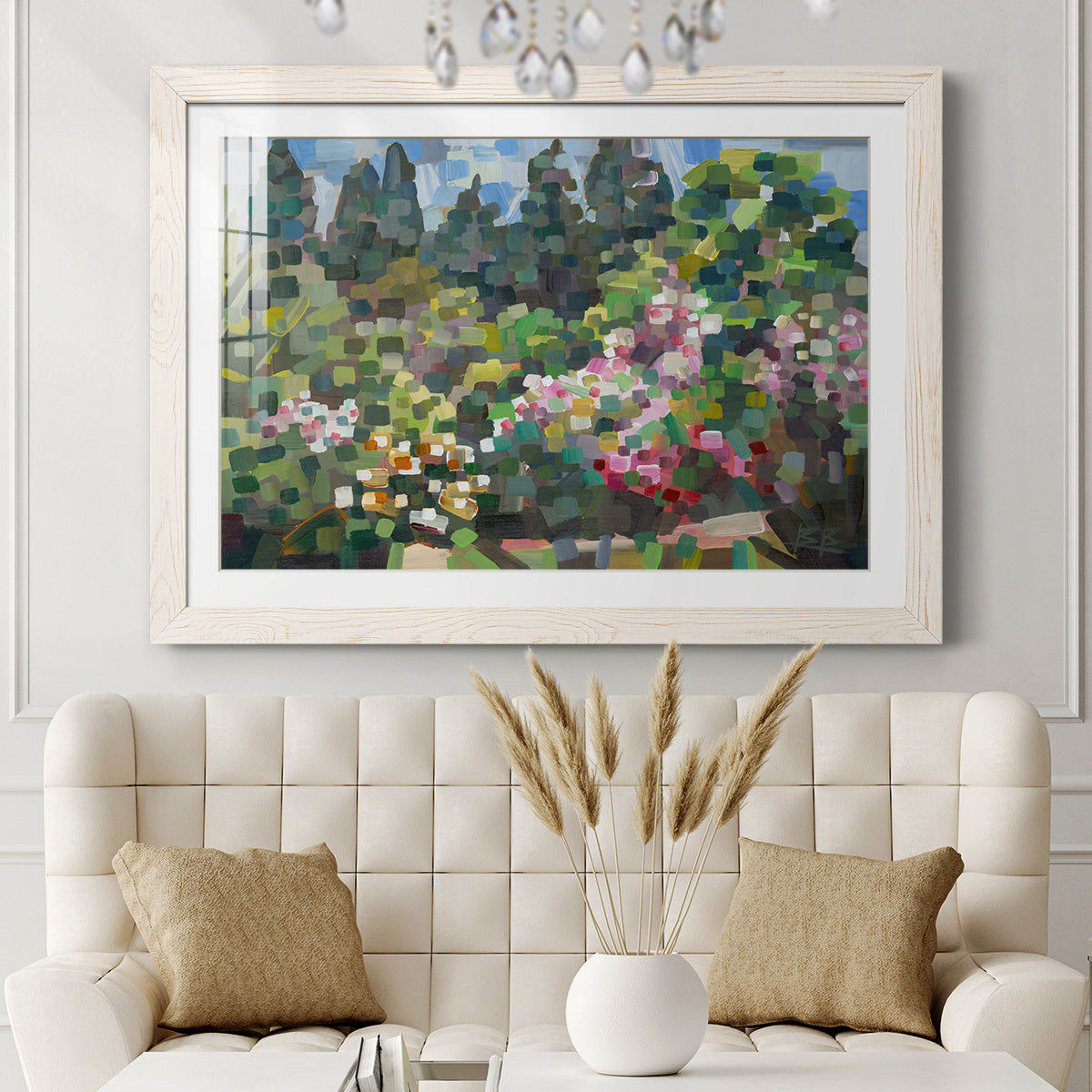 Arboretum in Spring-Premium Framed Print - Ready to Hang