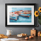 Primary Boats II - Modern Framed Art Print