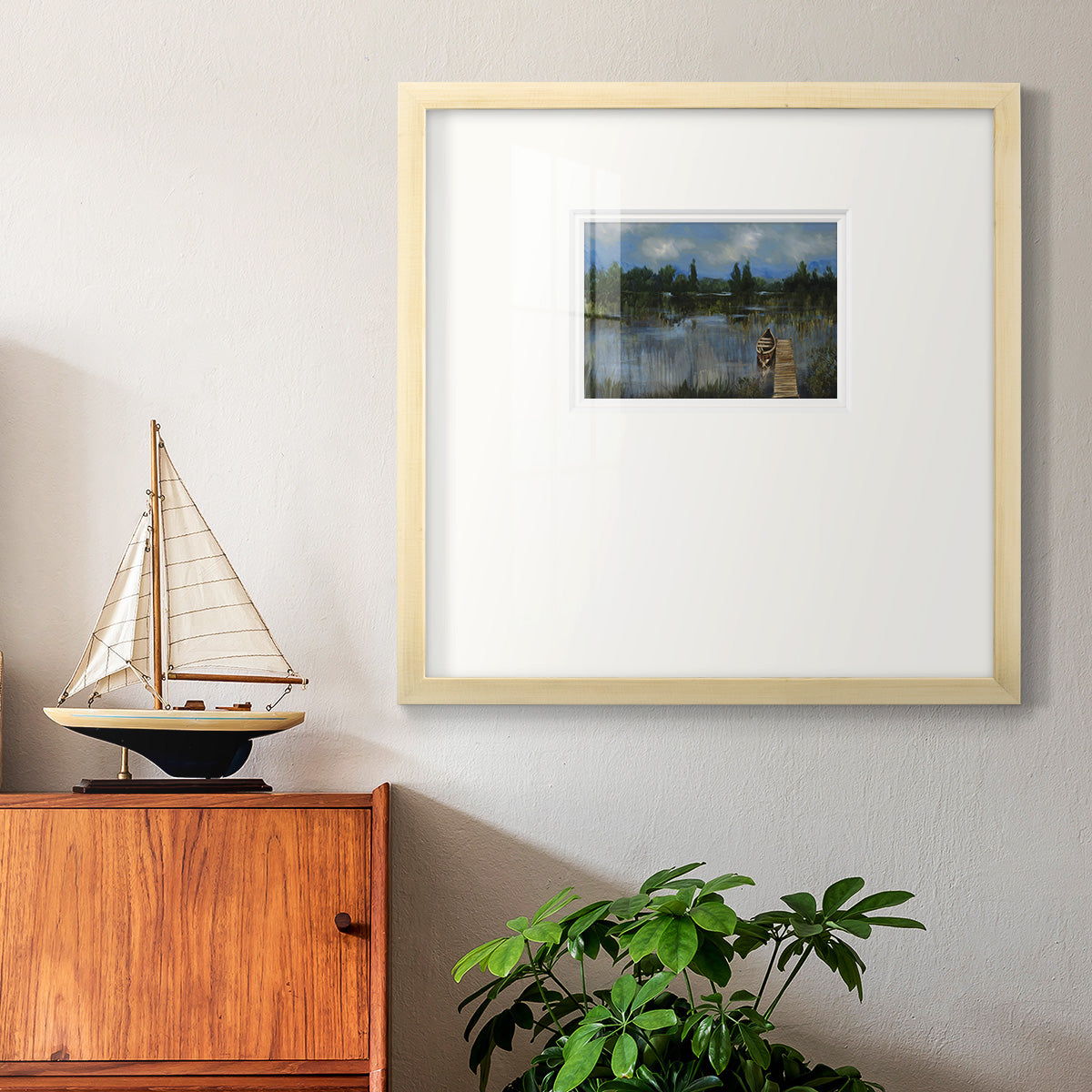 A Quiet Place Premium Framed Print Double Matboard