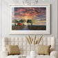Fire in the Sky - Barnwood Framed Art Print