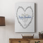 Hanukkah Heart - Canvas Art Print