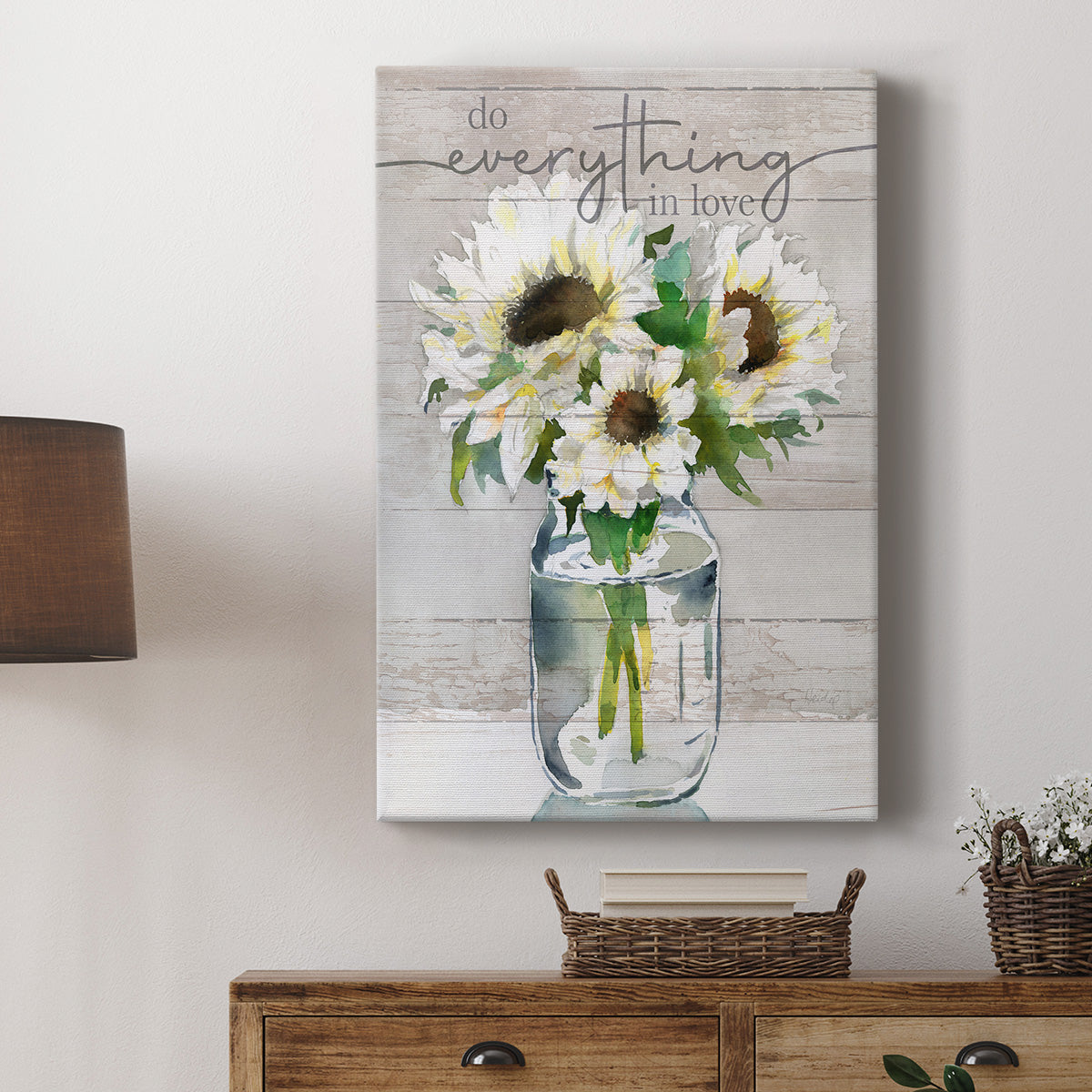 Do Everything In Love Premium Gallery Wrapped Canvas - Ready to Hang