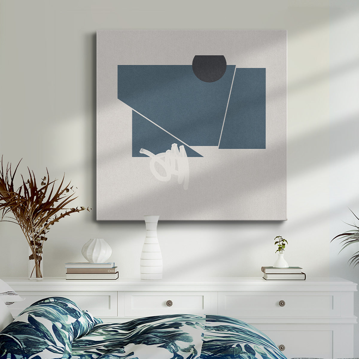 Blue Felt I - Canvas Art Print