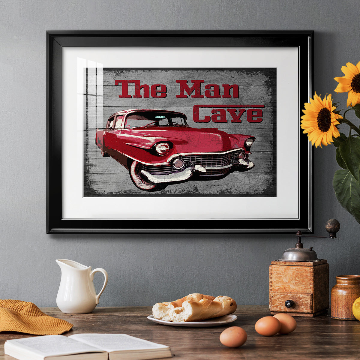 The Man Cave Premium Framed Print - Ready to Hang