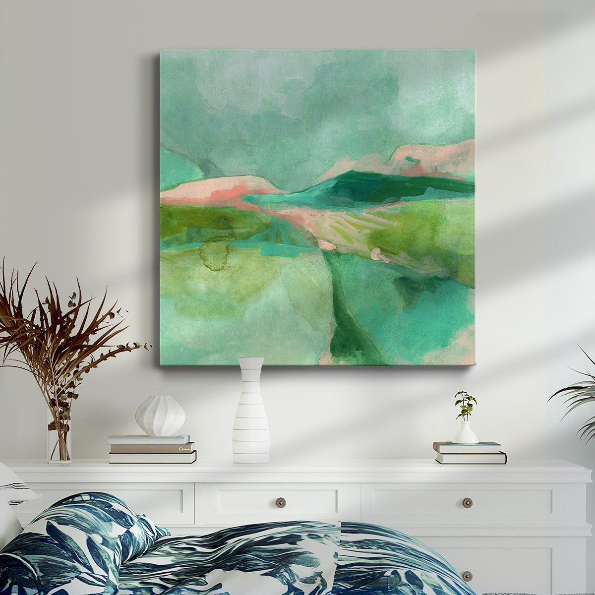 Mint Valley II-Premium Gallery Wrapped Canvas - Ready to Hang