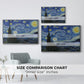 The Starry Night, 1889 - Floater Framed Canvas Print