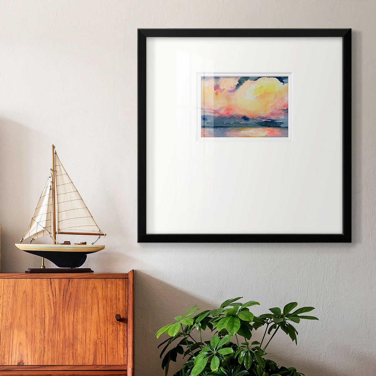 Prism Seascape III Premium Framed Print Double Matboard