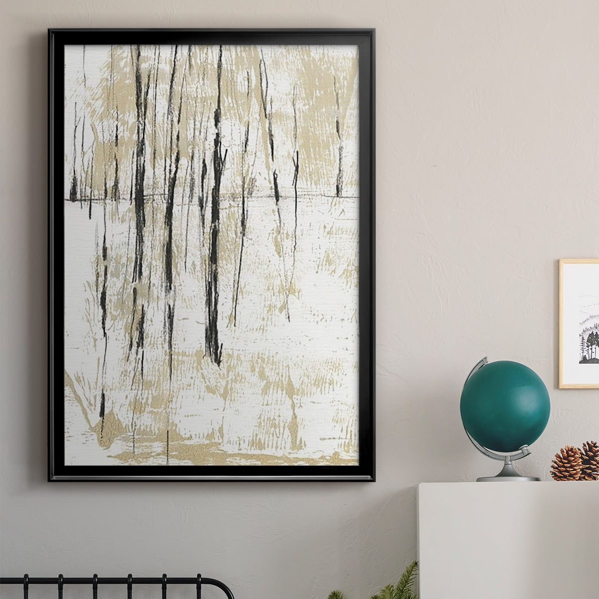 Gilded Forest II - Modern Framed Canvas Print