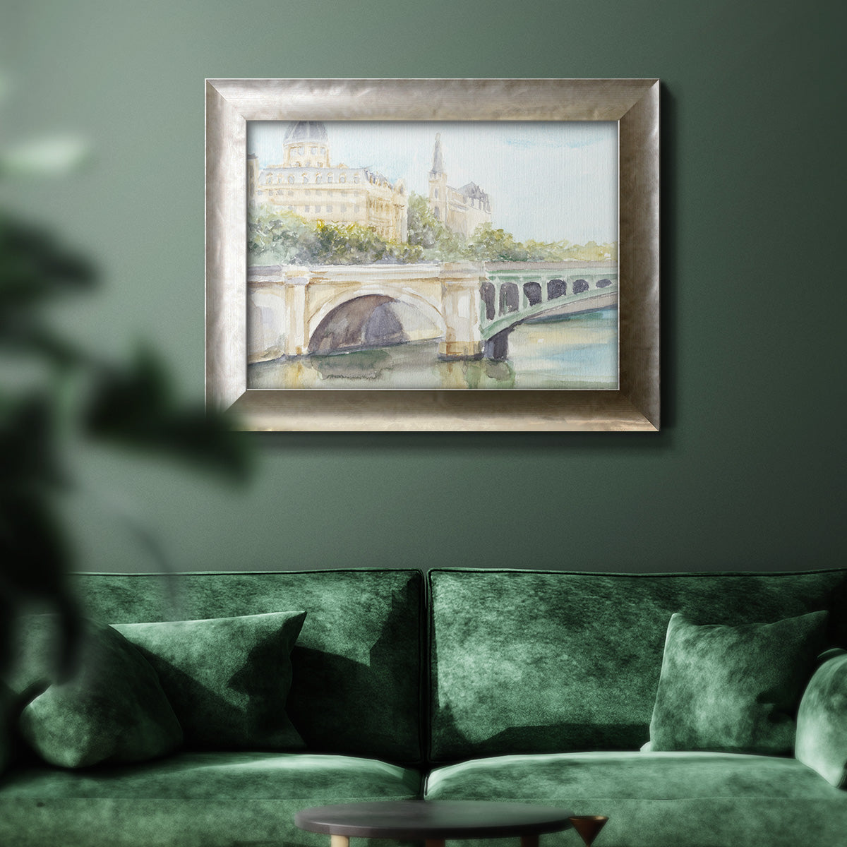 French Bridge Study IV Premium Framed Canvas- Ready to Hang