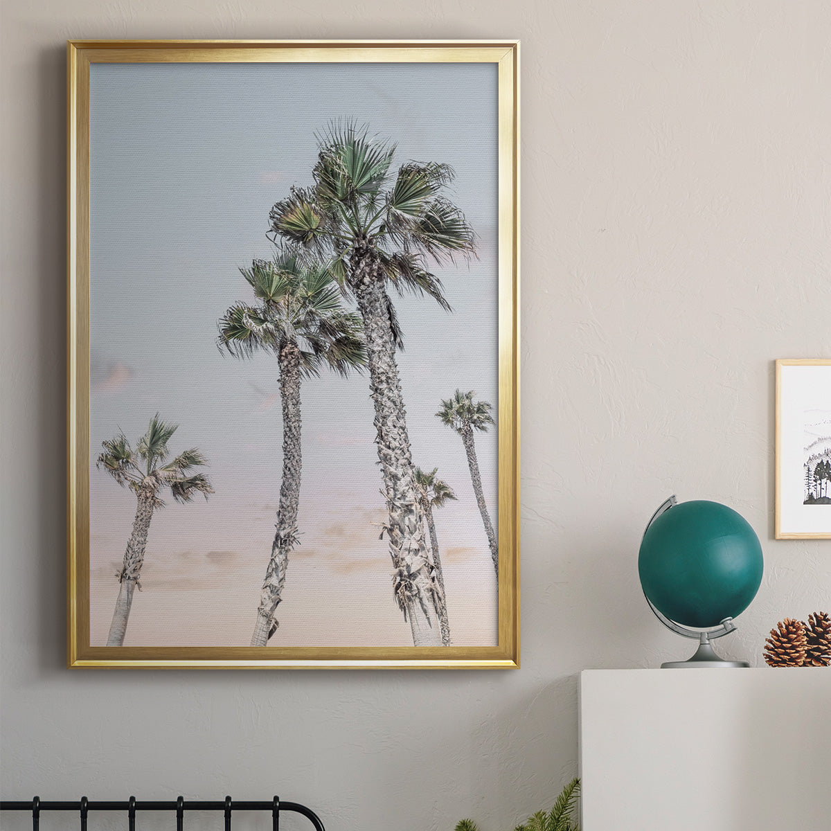 Palms Up - Modern Framed Canvas Print