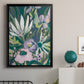 Purple Jungle Garden I - Modern Framed Canvas Print