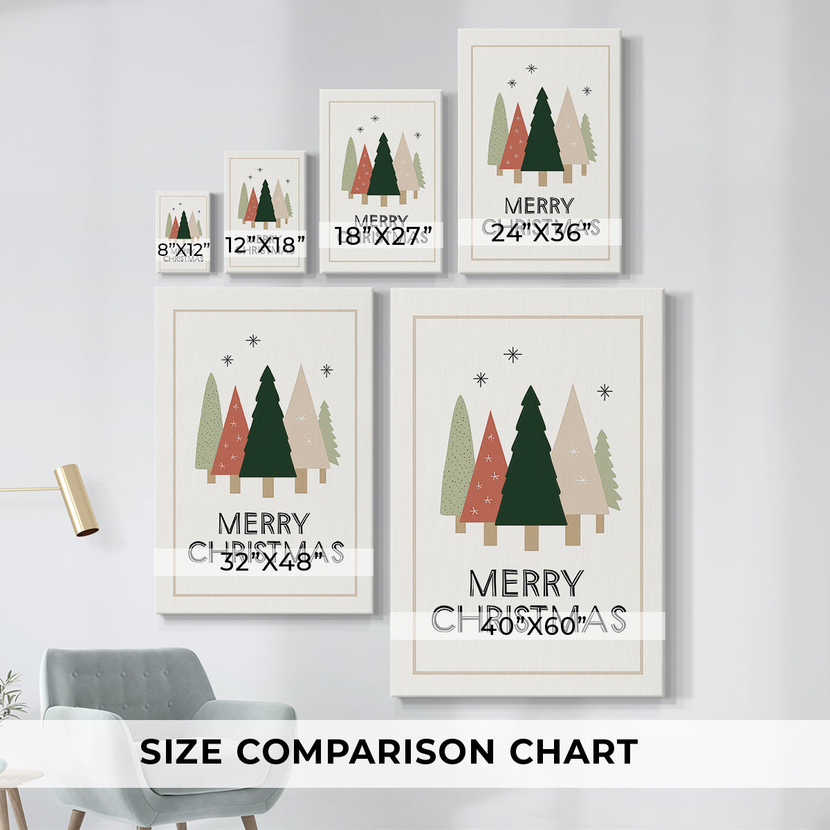 Pearled Yule Carol - Canvas Art Print