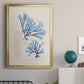 Blue Marine Algae V - Modern Framed Canvas Print