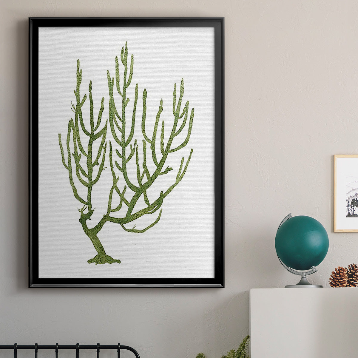 Coral Souvenirs III - Modern Framed Canvas Print