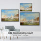 Venice: The Dogana and San Giorgio Maggiore, 1834 - Floater Framed Canvas Print