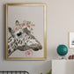 Peek A Boo Giraffe II - Modern Framed Canvas Print