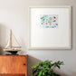 Animal Map Premium Framed Print Double Matboard