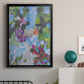 Iris Garden - Modern Framed Canvas Print