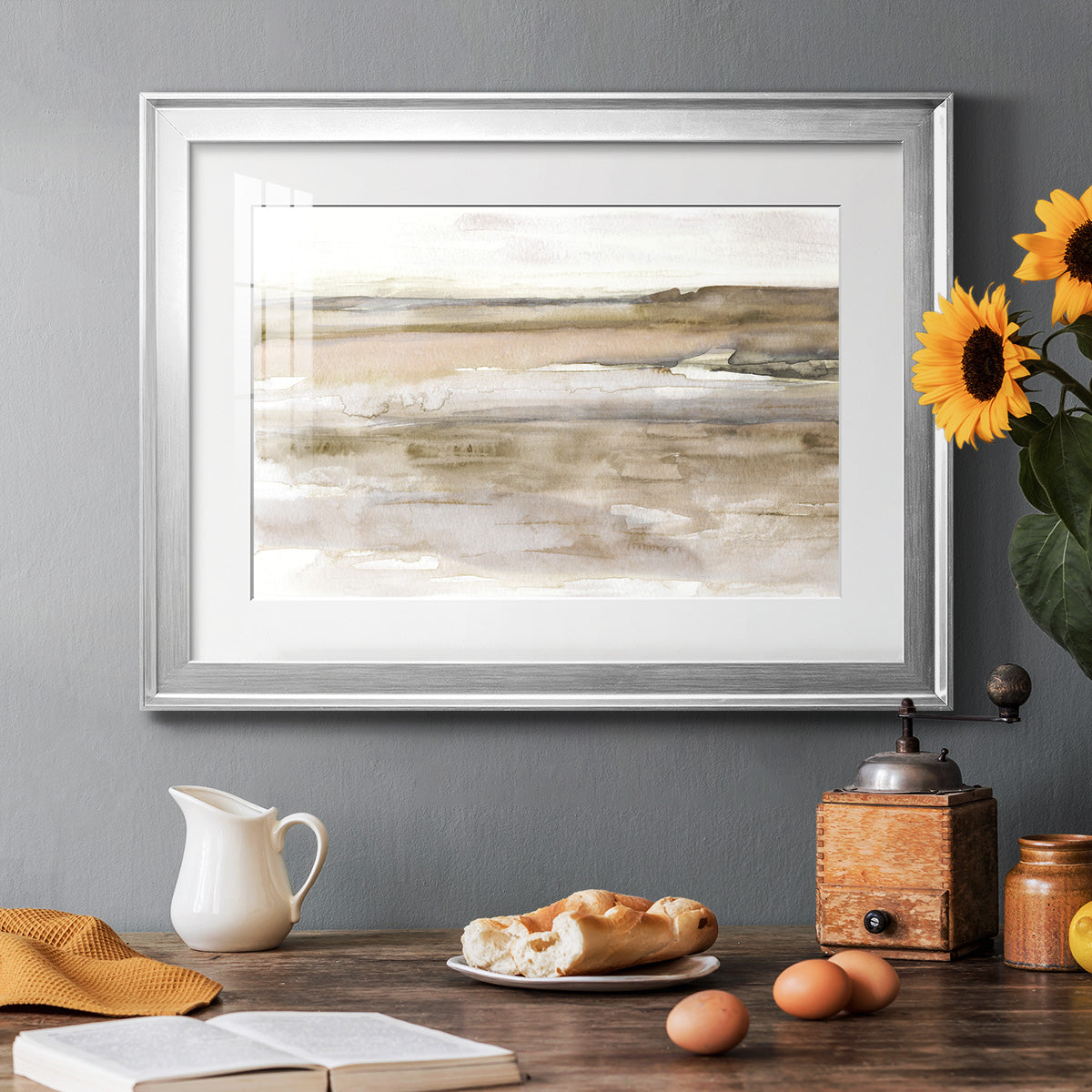 Sunset Bay - Modern Framed Art Print