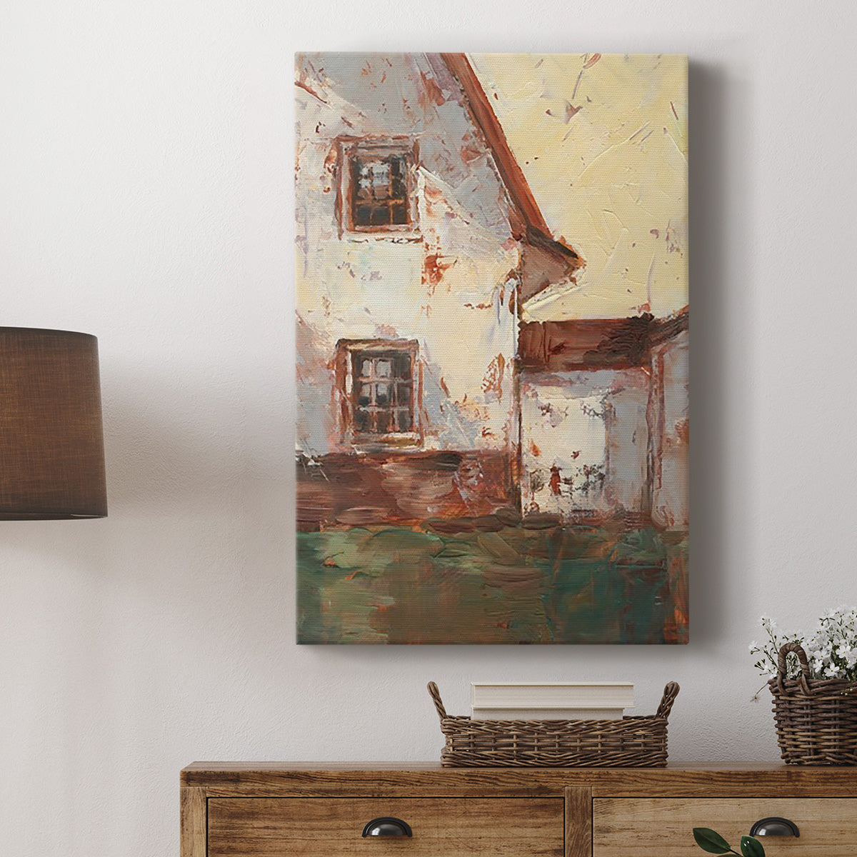 Sunlit Barn I - Canvas Art Print