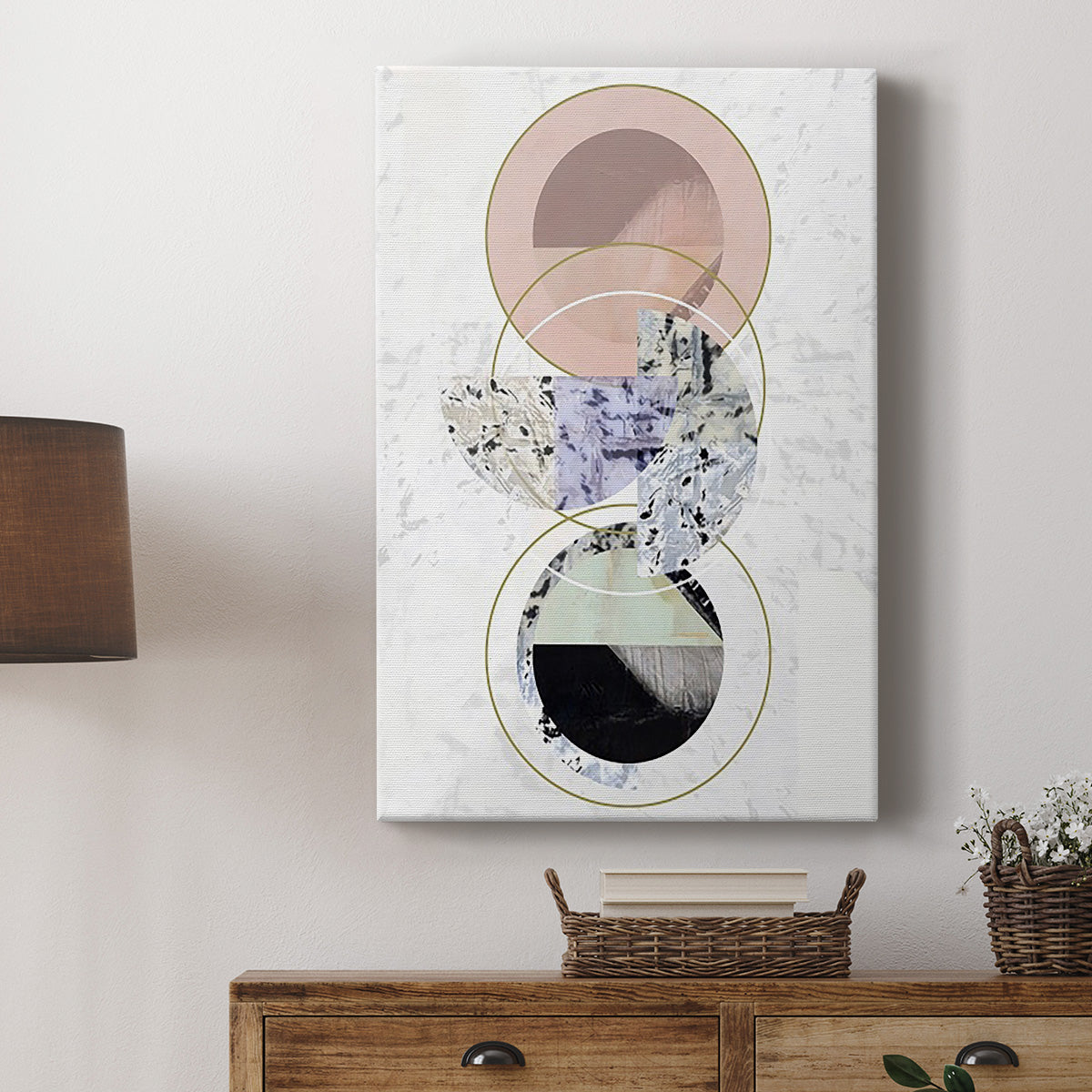 Inner Circles I Premium Gallery Wrapped Canvas - Ready to Hang