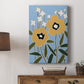 Woodblock Floral II Premium Gallery Wrapped Canvas - Ready to Hang