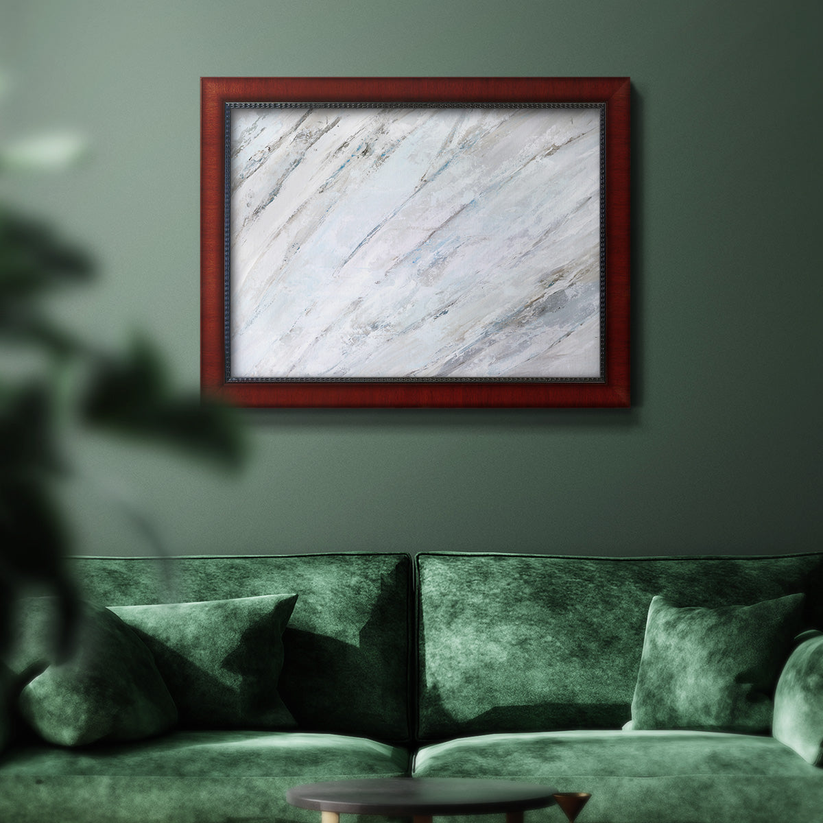 Soft Fronds II Premium Framed Canvas- Ready to Hang