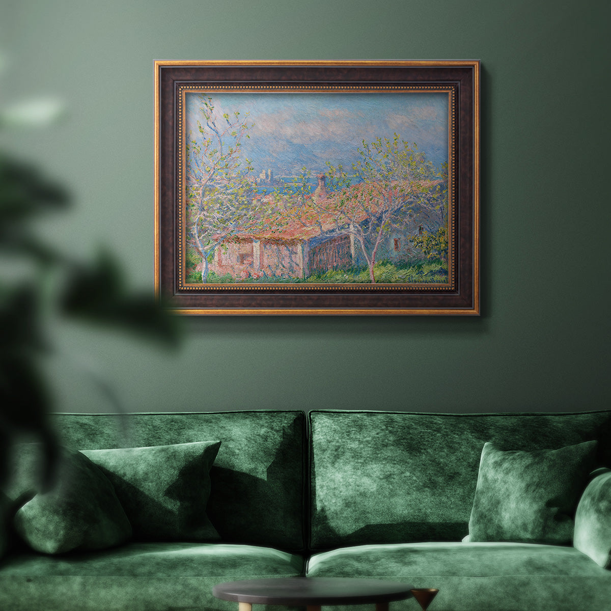 Gardener's House at Antibes - Ornate Framed Canvas Print