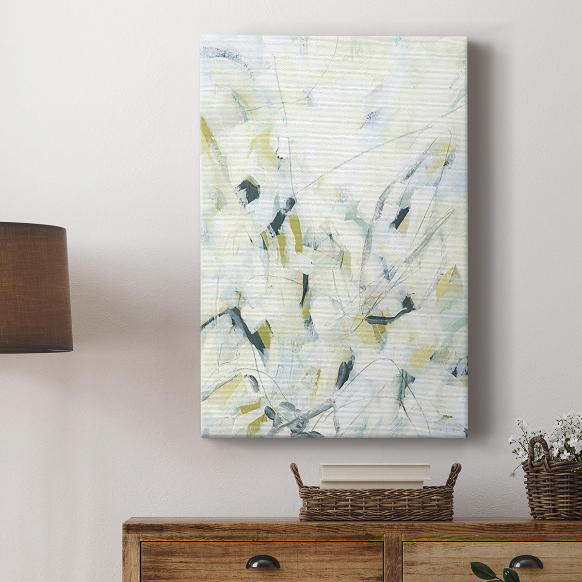Ice Scribe I - Canvas Art Print