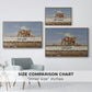 On the Banks of the Nile, Upper Egypt, 1876 - Floater Framed Canvas Print
