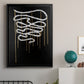 Weeping Ribbon II - Modern Framed Canvas Print