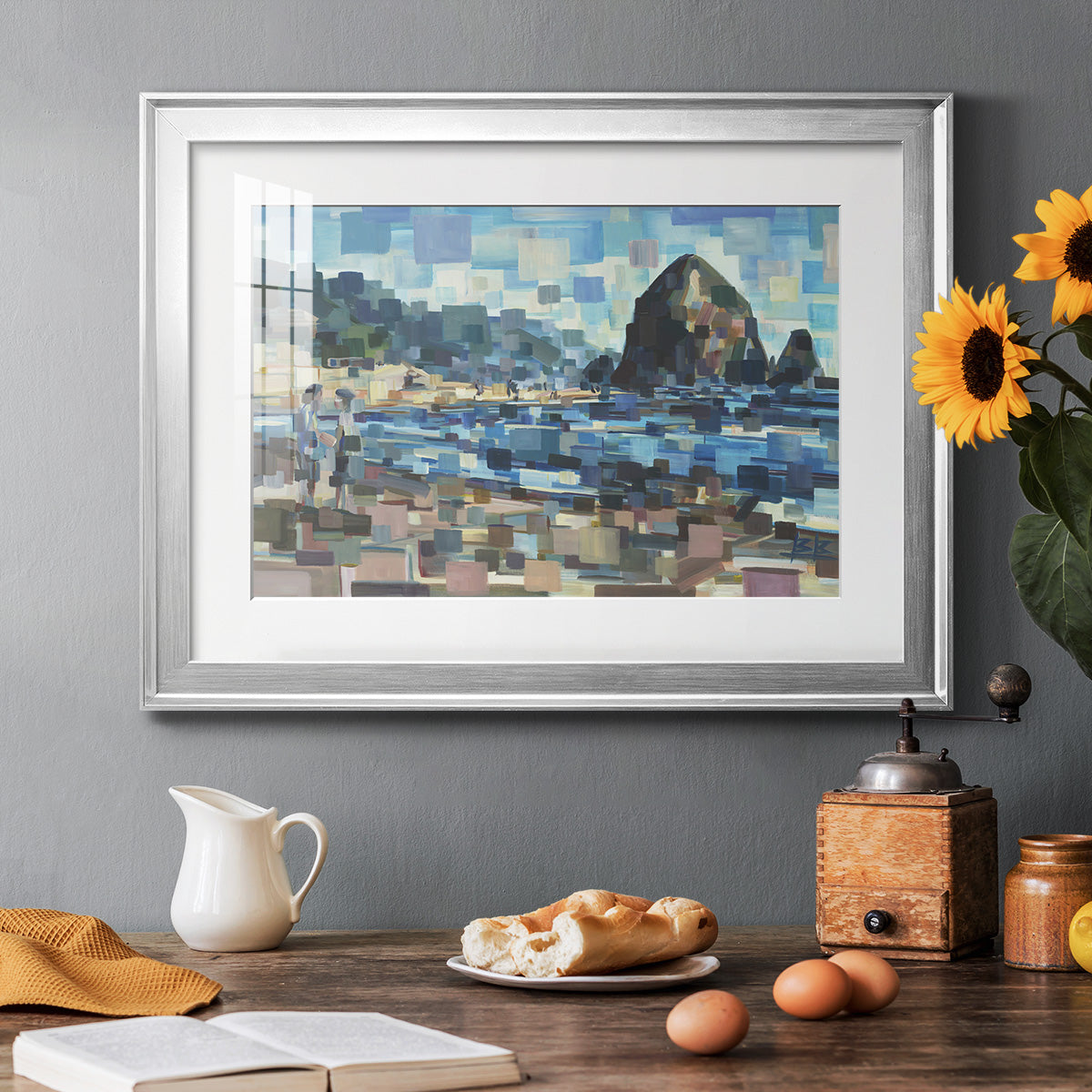 Evening in Cannon Beach - Modern Framed Art Print