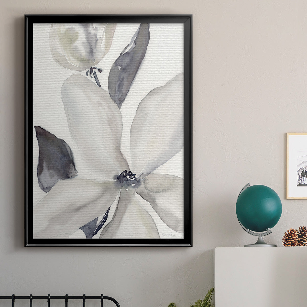 Daybreak Bloom II - Modern Framed Canvas Print