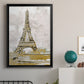 Eiffel Tower Glitz - Modern Framed Canvas Print