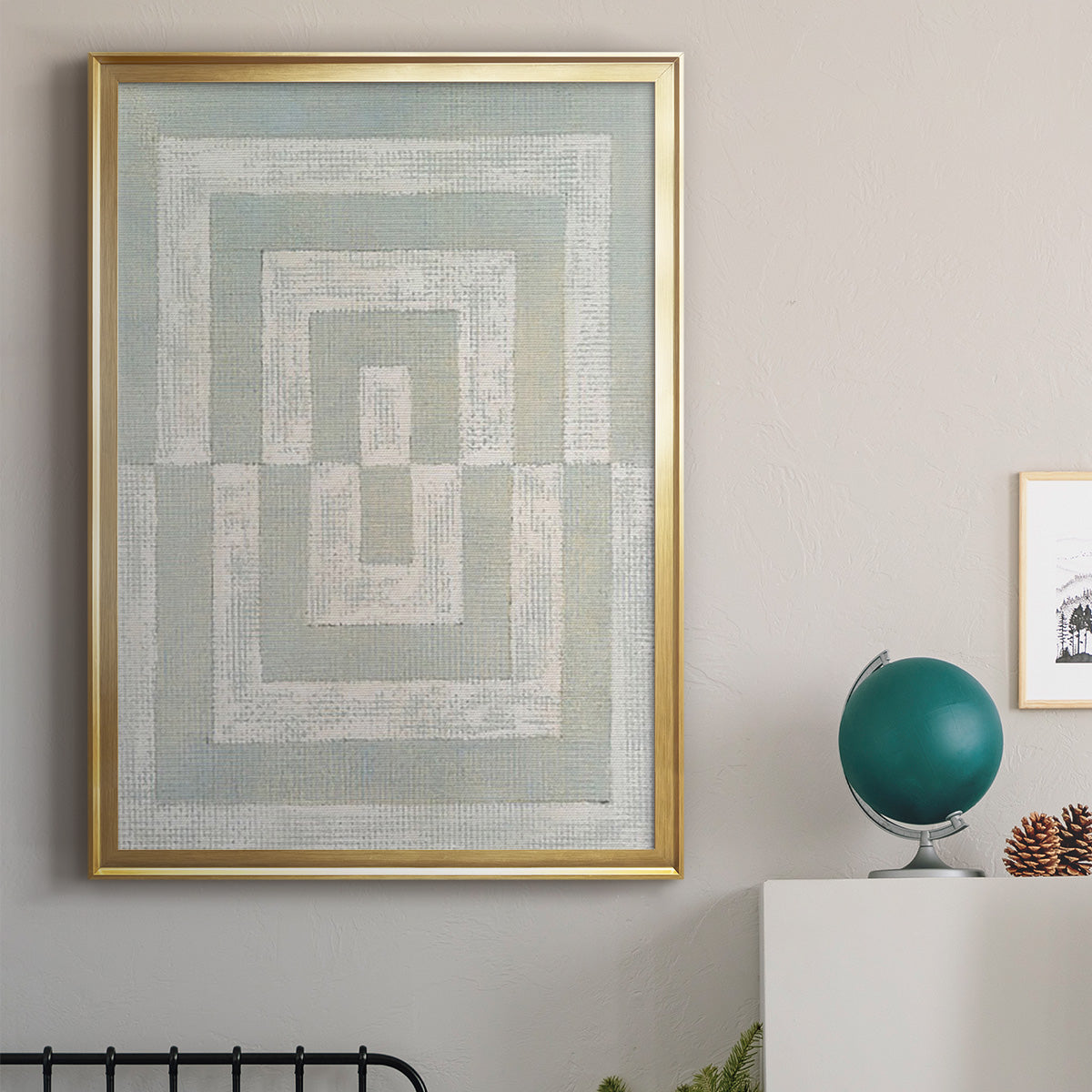 Inner Hall II - Modern Framed Canvas Print